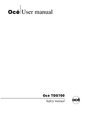 Oce TDS700 Manual Del Usuario