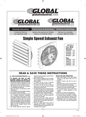 Global Industrial 294497 Instrucciones De Ensamblaje