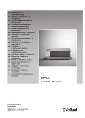 Vaillant aroVAIR VA 1-110 DN Instrucciones De Instalación Y Mantenimiento