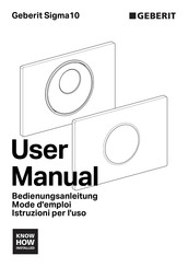 geberit Sigma10 Instrucciones De Uso