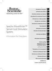 Boston Scientific Spectra WaveWriter Informacion Para Medicos