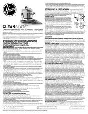 Hoover CleanSlate Manual De Instrucciones