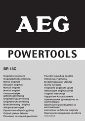 AEG BR 18C Manual Original