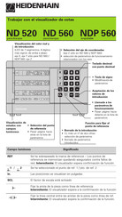 HEIDENHAIN ND 560 Manual De Instrucciones