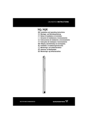 Grundfos SQE Instrucciones De Instalación Y Funcionamiento