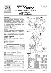 Spirax Sarco IFT53H Serie Manual De Instrucciones