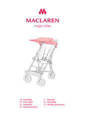 Maclaren Major Elite Manual De Instrucciones