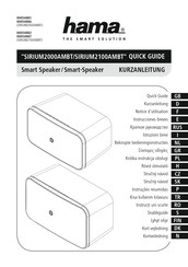 Hama SIRIUM2000AMBT Instrucciones Breves