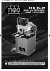 NEO GB 1015/220M Manual Del Usuario