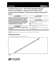 Cooper Lighting Metalux SLSTP Serie Instrucciones De Instalación