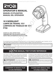 Ryobi P700 Manual Del Operador