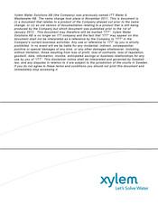 Xylem FLYGT SX Serie Instrucciones De Instalacion Y Uso