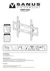 Sanus VisionMount VMPL50A Manual De Instrucciones