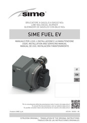 Sime 8118502 Manual De Uso, Instalación Y Mantenimiento