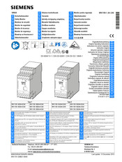 Siemens SIRIUS 3RK1105-1-04-.CA0 Serie Instructivo Original