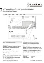 Interlogix ATS608 Manual De Instalación