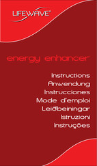 LifeWave Energy Enchancer Instrucciones