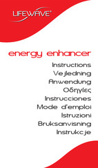 LifeWave Energy Enchancer Instrucciones