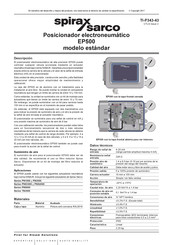 Spirax Sarco EP500 Manual De Instrucciones