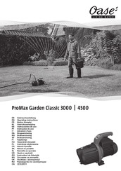 Oase ProMax Garden Classic 4500 Instrucciones De Uso