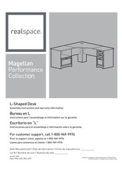 realspace Magellan 956-697 Instrucciones Para El Ensamblaje