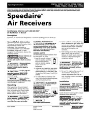 Speedaire 1TZY7 Instrucciones De Operación