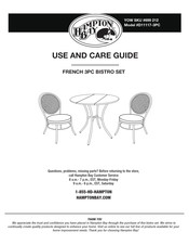 HAMPTON BAY 699 212 Guía De Uso Y Cuidado