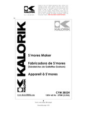 Kalorik S'mores Manual Del Usuario