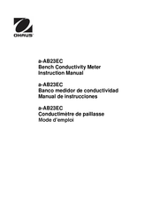 OHAUS a-AB23EC Manual De Instrucciones