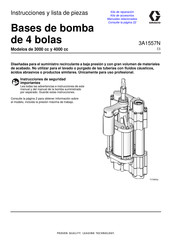 Graco 3000 cc Instrucciones Y Lista De Piezas