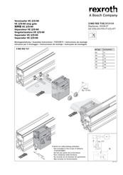 Bosch REXROTH VE 2/D-60 Instrucciones De Montaje