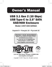 Tripp-Lite U457-025-SATAG2 Manual Del Propietário