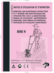 Pilote 88 MINI H Manual De Utilización Y Mantenimiento