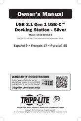 Tripp-Lite U442-DOCK4-S Manual Del Propietário