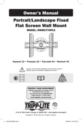 Tripp-Lite DWM3770PLX Manual Del Propietário