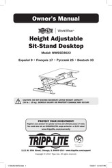 Tripp-Lite WWSSD3622 Manual Del Propietário