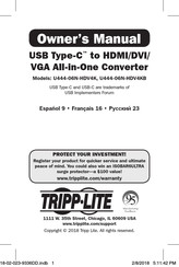 Tripp-Lite U444-06N-HDV4KB Manual Del Propietário