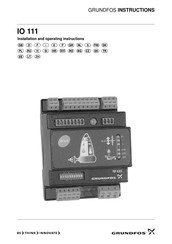 Grundfos IO 111 Instrucciones De Instalación Y Funcionamiento