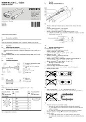 Festo NEBM-­M12G8­-E S1G15 Serie Manual De Instrucciones