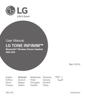 LG TONE INFINIM HBS-920 Manual Del Usuario