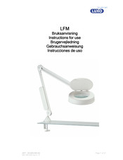 LUXO LFM Medical Instrucciones De Uso