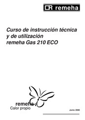 Remeha Gas 210 ECO Curso De Instrucción Técnica Y De Utilización