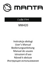 Manta Cube FM MM420 Manual De Usuario