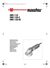 Wurth Master EWS 125-ES Instrucciones Para El Manejo