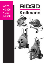 Ridgid Kollmann K-3800 Instrucciones De Uso