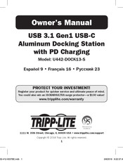 Tripp-Lite U442-DOCK13-S El Manual Del Propietario