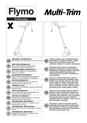 Electrolux Flymo Multi-Trim Guía De Información Importante