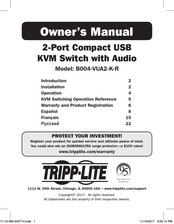 Tripp-Lite B004-VUA2-K-R Manual Del Propietário