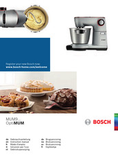 Bosch MUM9YX5S12 Manual De Instrucciones