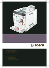 Bosch TCA 58 Serie Instrucciones De Uso